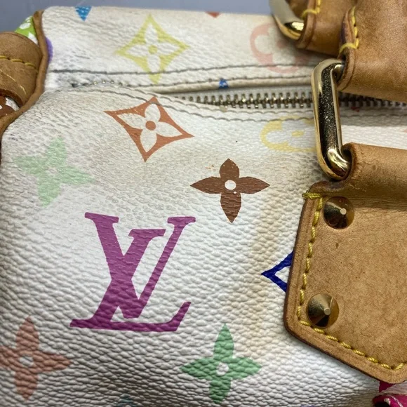 🦄🦋🦄BEAUTIFUL LOUIS VUITTON SPEEDY 30 TAKASHY MURAKAMI  LIMITED MULTICOLOR 🦄🦋🦄 - Picture 13 of 15